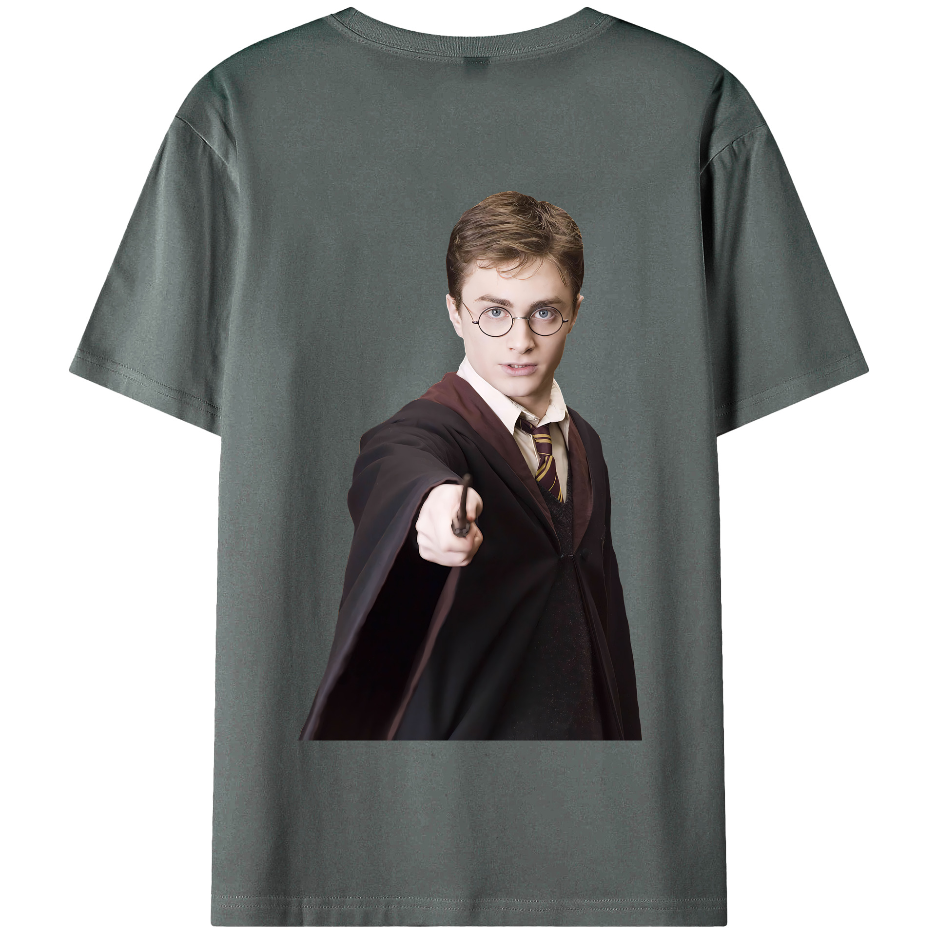 （画像用） Harry Potter ハリー・ポッターシリーズ 綿100％半袖Tシャツ（背面プリント）